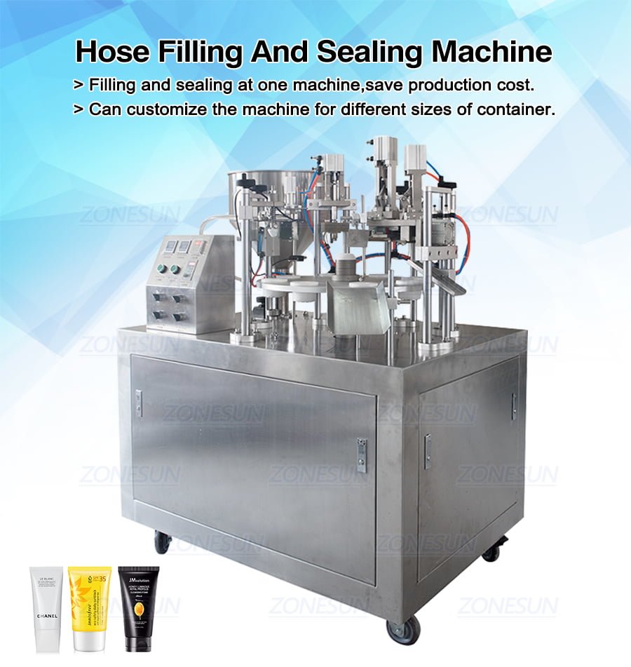 ZONESUN Automatic Tube Filling Sealing Machine For Toothpaste-ZONESUN TECHNOLOGY LIMITED