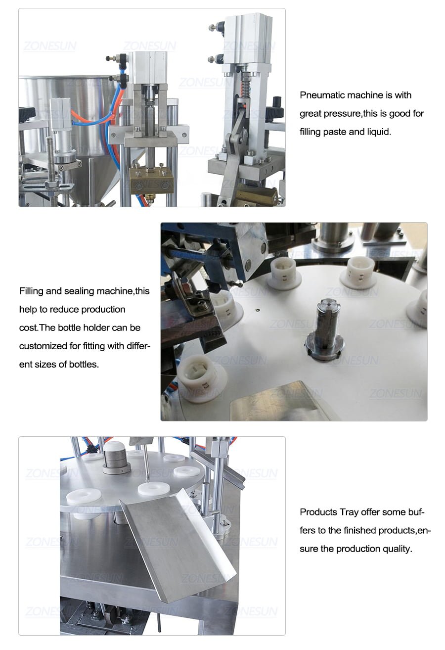 ZONESUN Automatic Tube Filling Sealing Machine For Toothpaste-ZONESUN TECHNOLOGY LIMITED