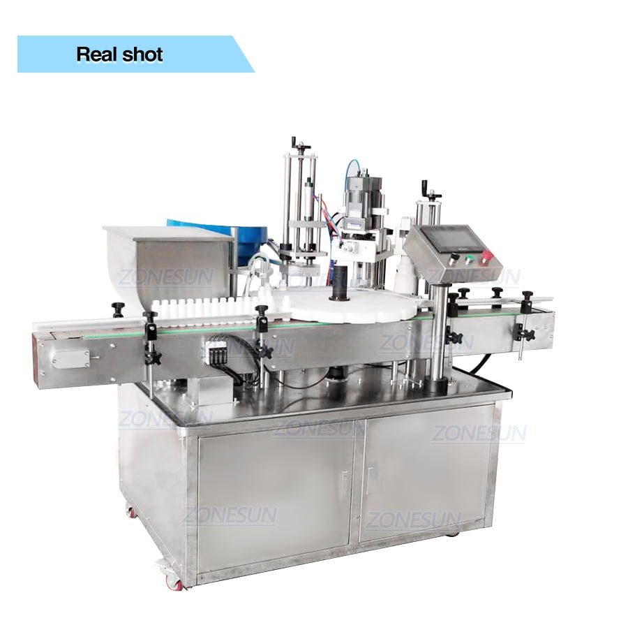 ZONESUN Full Automatic Rotary Bottle Filling Capping Machine-ZONESUN TECHNOLOGY LIMITED