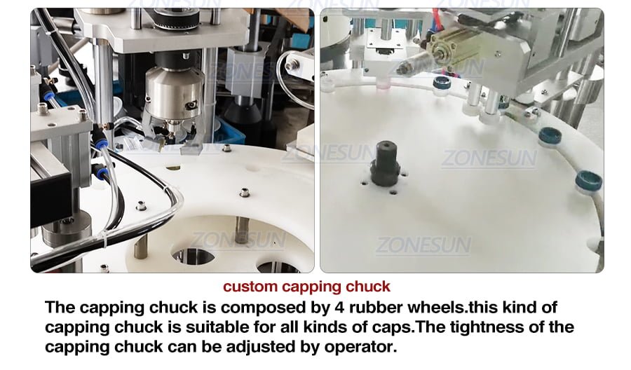 ZONESUN Full Automatic Rotary Bottle Filling Capping Machine-ZONESUN TECHNOLOGY LIMITED