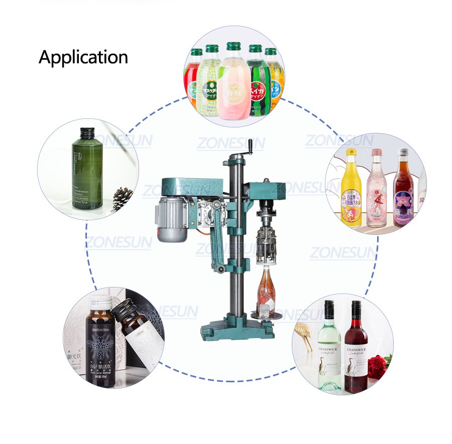 Semi AutomaticPilfer ProofCapping Machine-ZONESUN TECHNOLOGY LIMITED