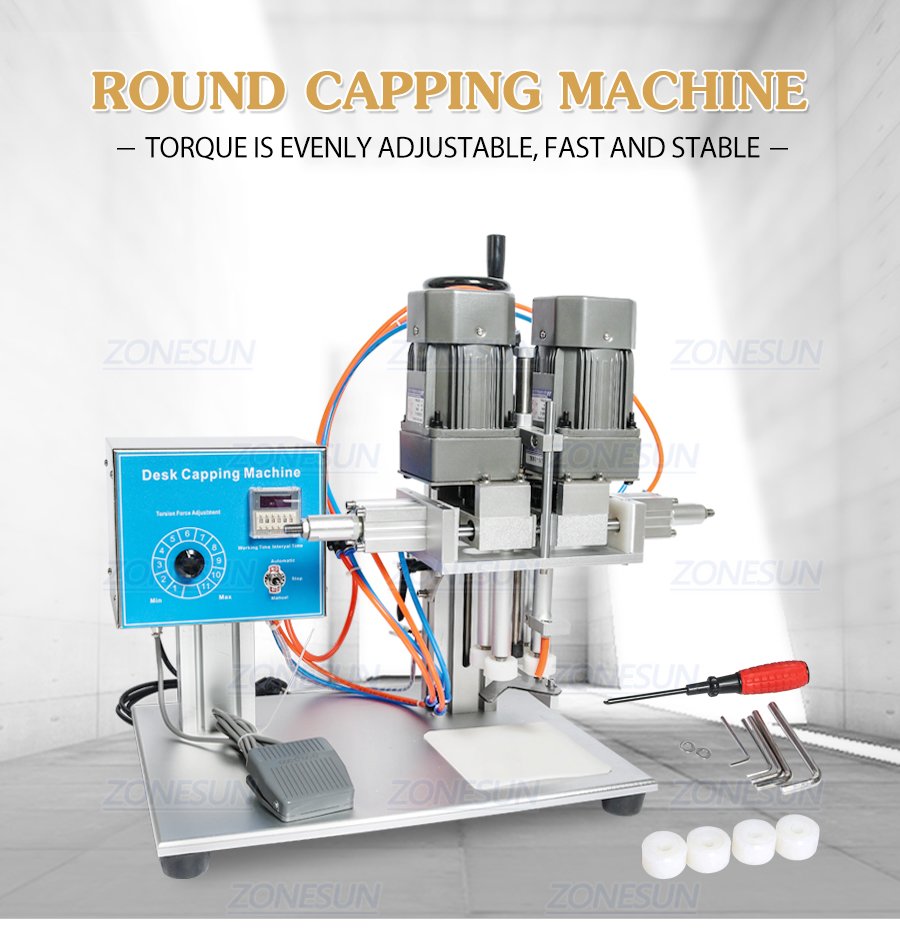 Desktop Bottle Capping Machine-ZONESUN TECHNOLOGY LIMITED