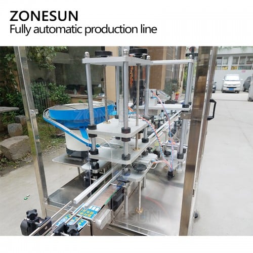 ZONESUN Full Automatic Filling Capping Labeling Machine For Production Line