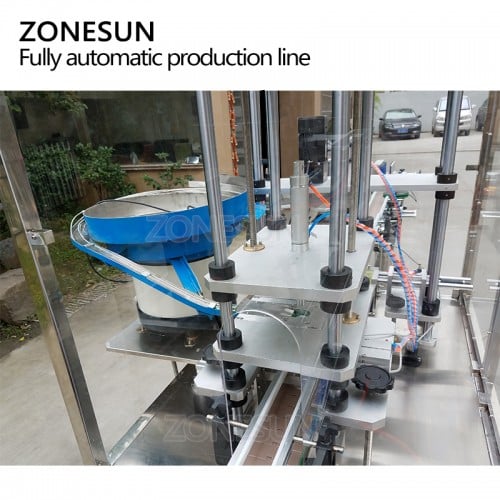 ZONESUN Full Automatic Filling Capping Labeling Machine For Production Line