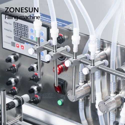 ZONESUN Automatic Magnetic Pump Liquid Filling Machine