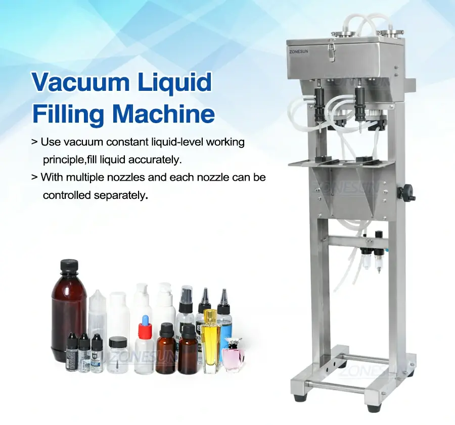 Vacuum Liquid Filling Machine-ZONESUN TECHNOLOGY LIMITED