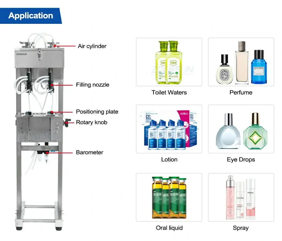 Vacuum Liquid Filling Machine-ZONESUN TECHNOLOGY LIMITED