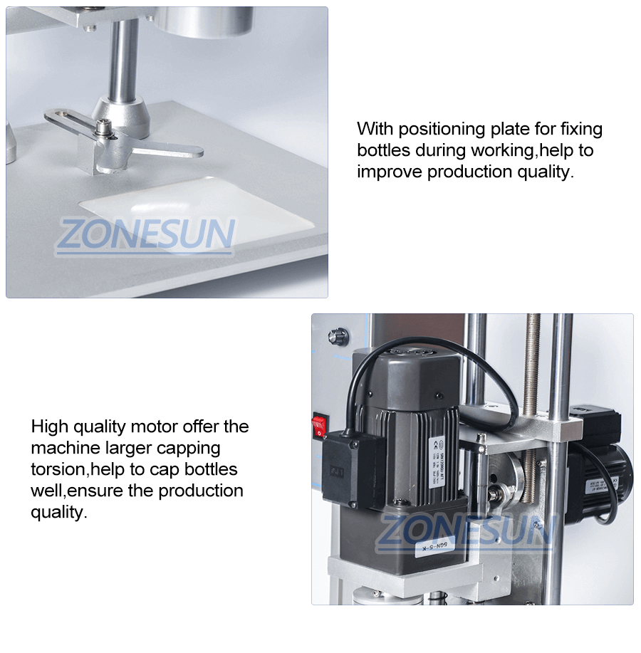ZONESUN ZS-XG450 Desktop Bottle Capping Machine-ZONESUN TECHNOLOGY LIMITED