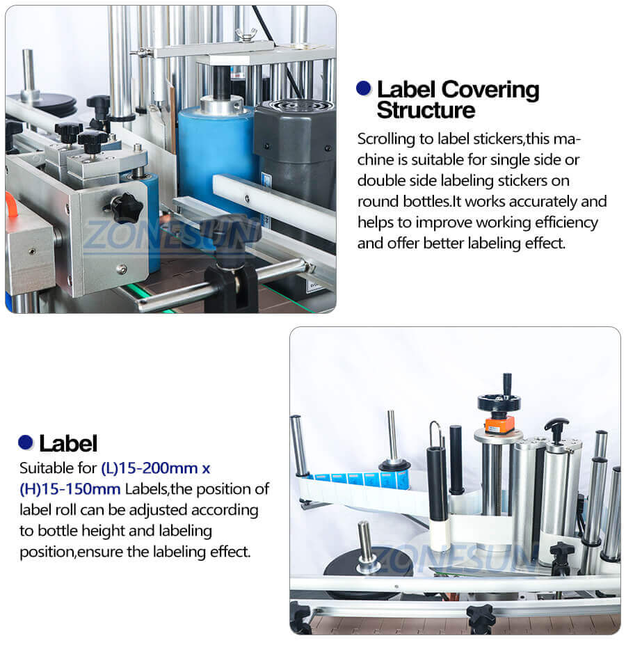 Round Bottle Labeling Machine-ZONESUN TECHNOLOGY LIMITED