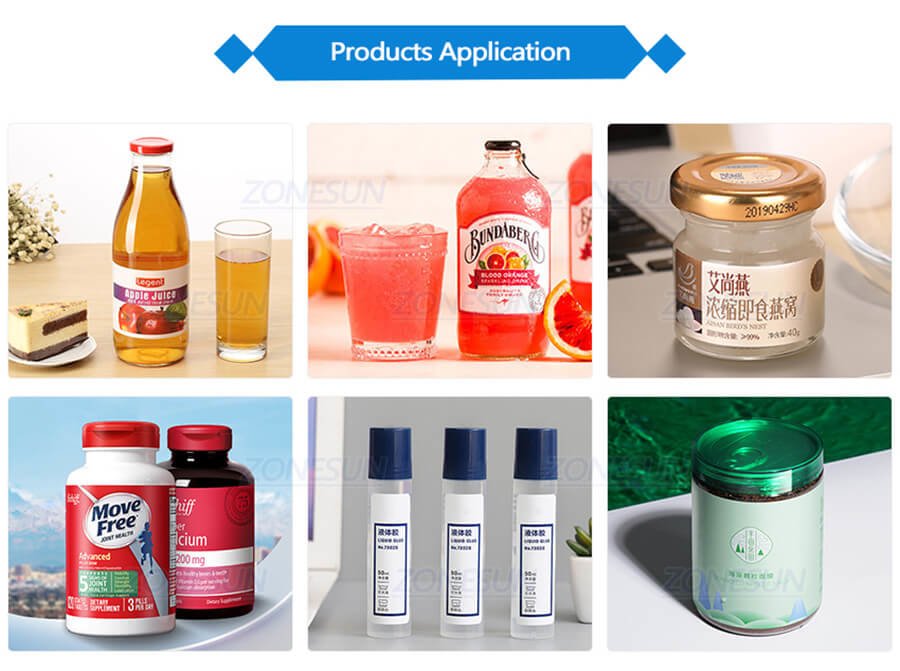 Desktop Round Bottle Labeling Machine-ZONESUN TECHNOLOGY LIMITED