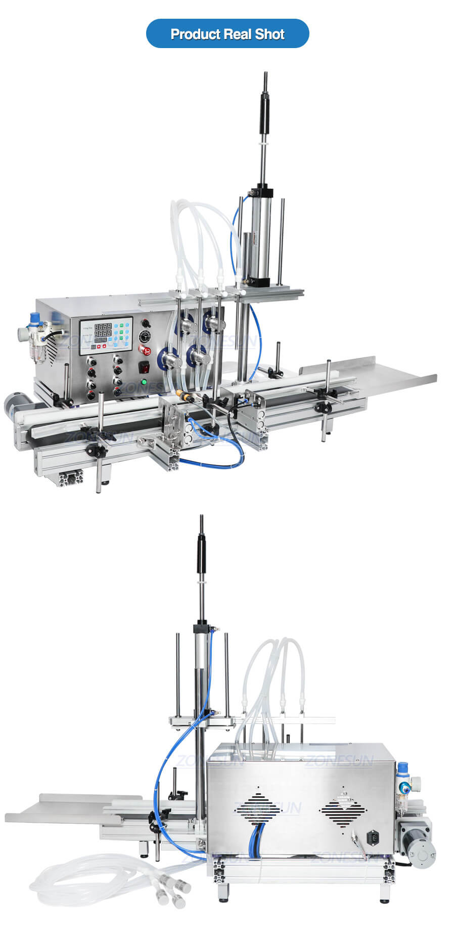 ZONESUN Automatic Desktop Magnetic Pump Diving Filling Machine-ZONESUN TECHNOLOGY LIMITED