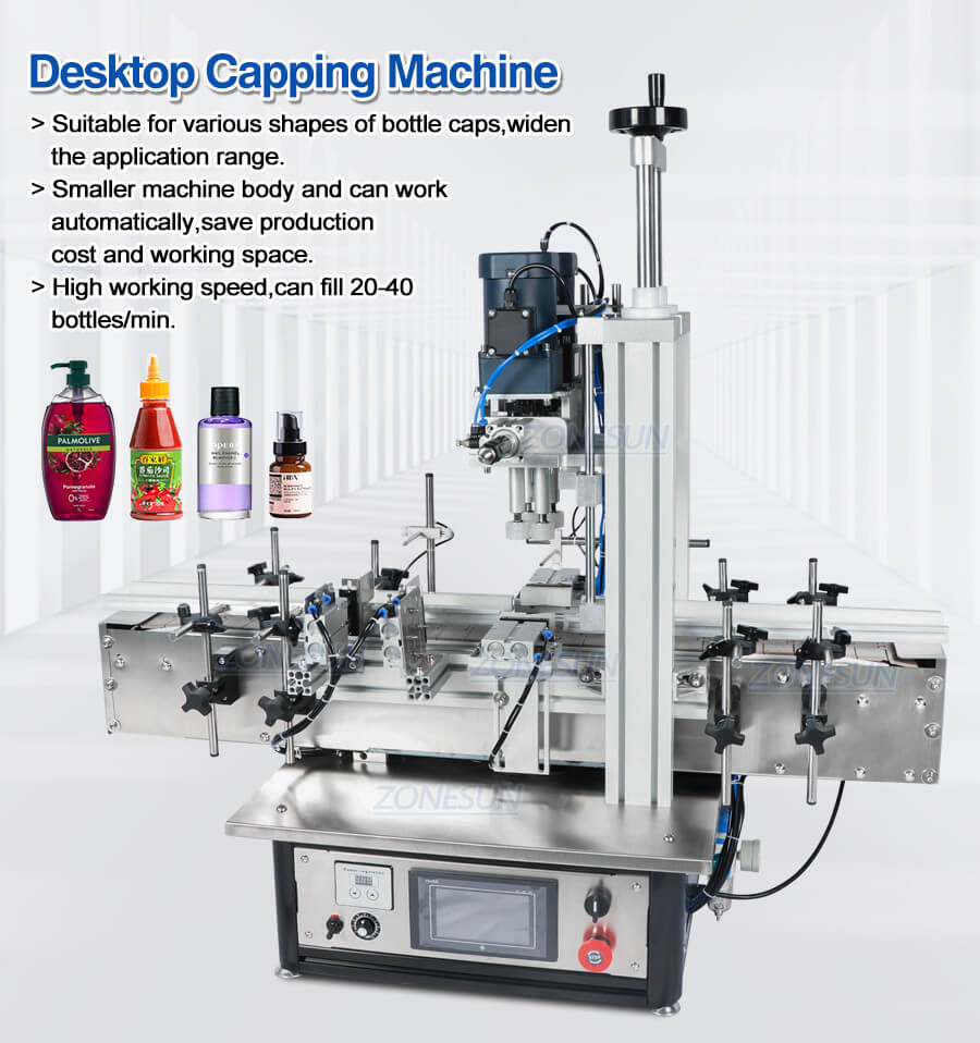 Desktop Bottle Capping Machine-ZONESUN TECHNOLOGY LIMITED