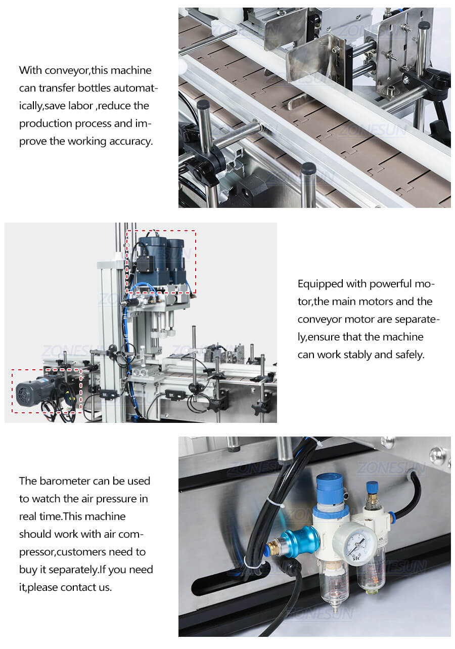 Desktop Bottle Capping Machine-ZONESUN TECHNOLOGY LIMITED