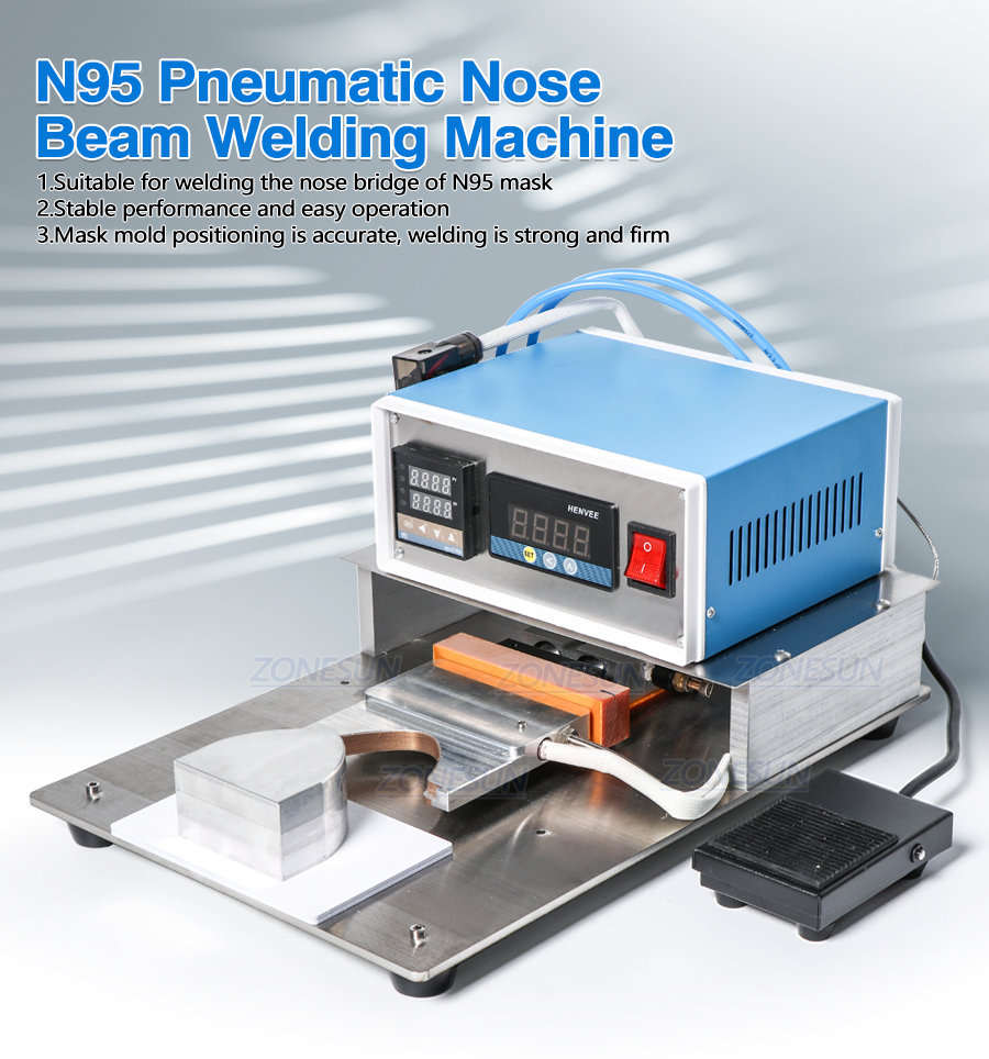 ZONESUN Nose Bridge Welding Making Machine For N95 Face Mask-ZONESUN TECHNOLOGY LIMITED