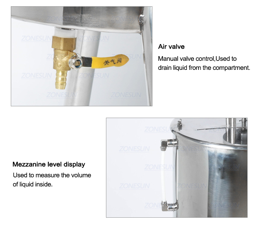ZONESUN Heating Stirring Lipstick Filling Machine-ZONESUN TECHNOLOGY LIMITED