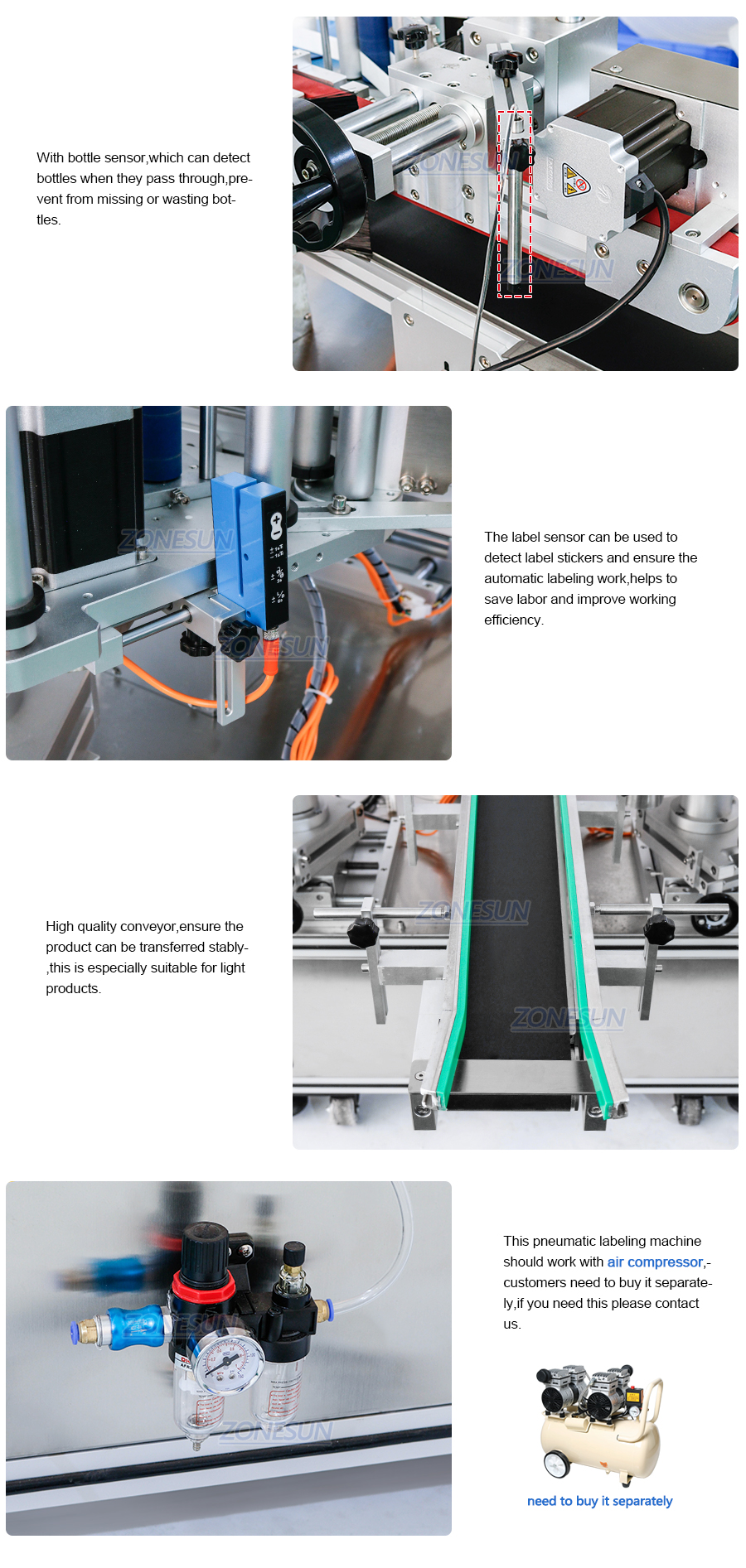 Automatic Sealing Corner Labeling Machine-ZONESUN TECHNOLOGY LIMITED