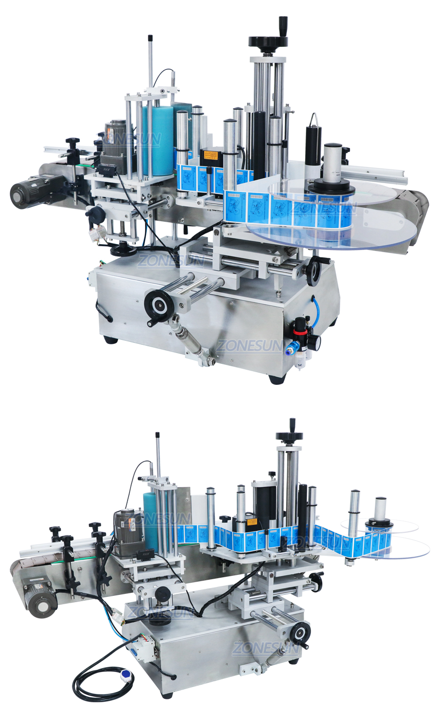 ZONESUN ZS-TB500A Automatic Round bottles Positioning And Labeling Machine-ZONESUN TECHNOLOGY LIMITED