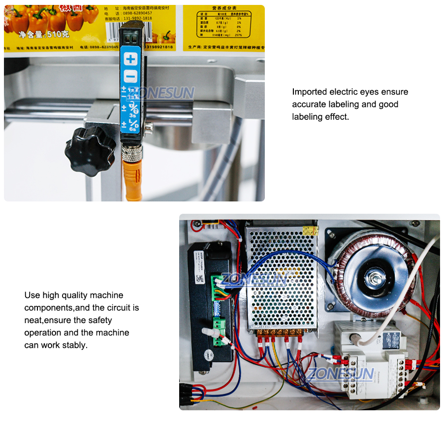 Automatic Line Side Labeling Machine-ZONESUN TECHNOLOGY LIMITED