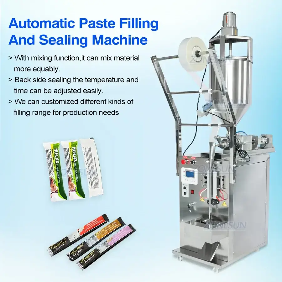 Honey Stick Filling Sealing Machine-ZONESUN TECHNOLOGY LIMITED