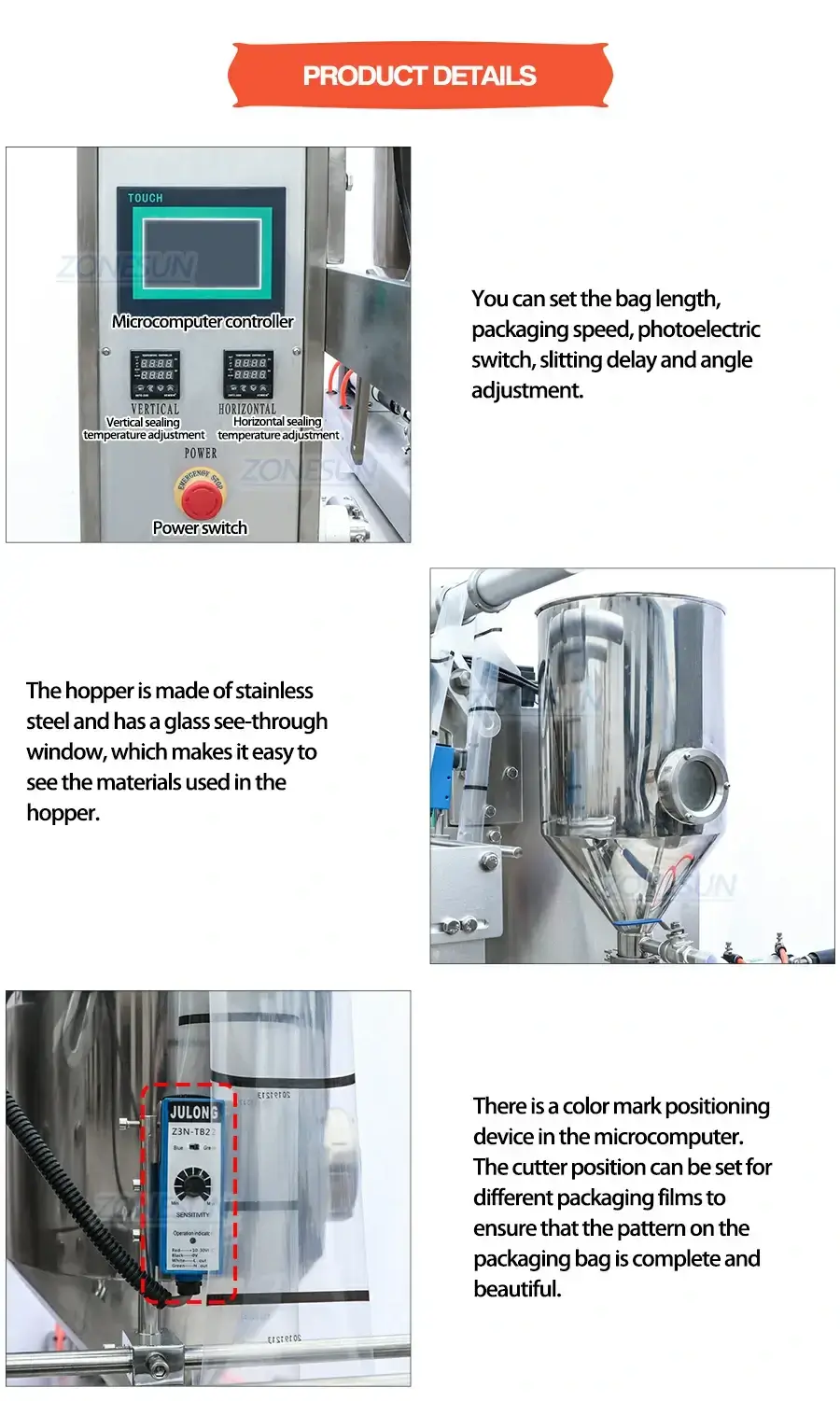 Paste Filling And Sealing Machine-ZONESUN TECHNOLOGY LIMITED