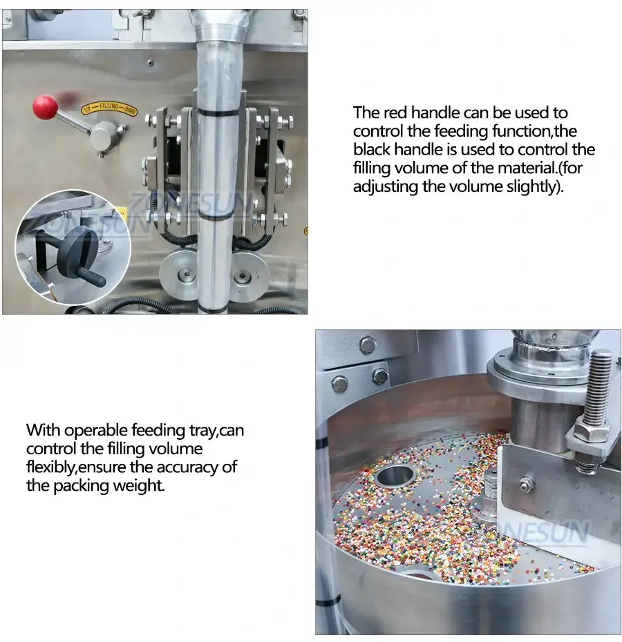 Granule Filling Sealing Machine-ZONESUN TECHNOLOGY LIMITED