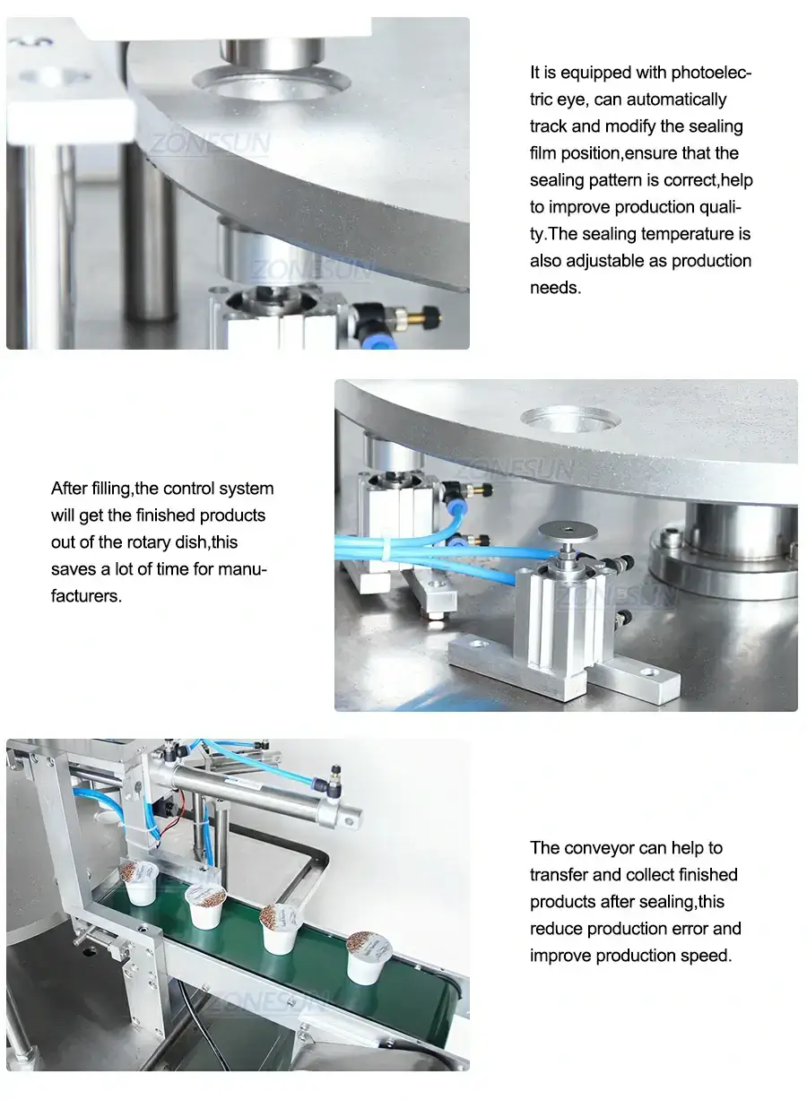 Coffee Capsule Filling And Sealing Machine-ZONESUN TECHNOLOGY LIMITED