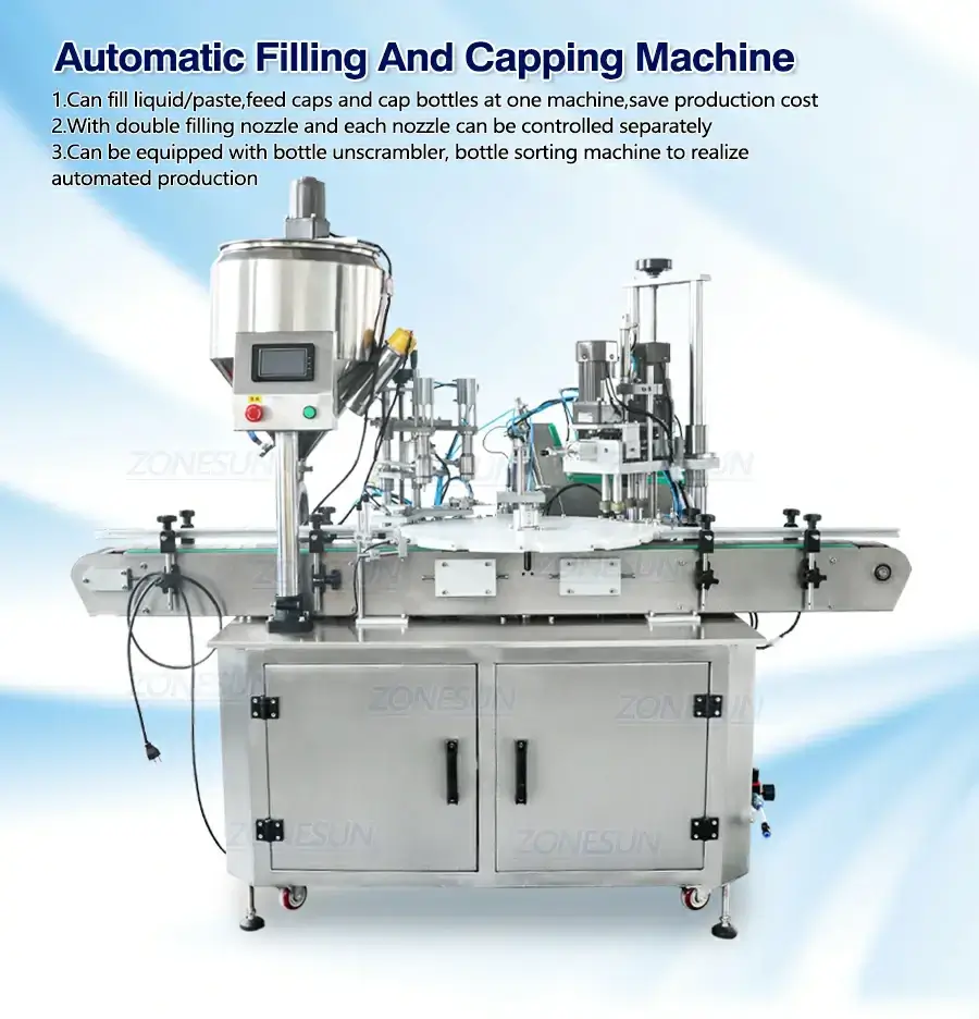 Vial Filling And Cappping Machine-ZONESUN TECHNOLOGY LIMITED