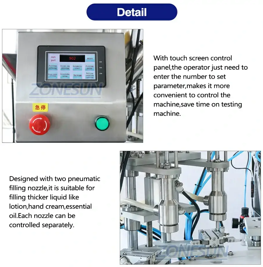 Vial Filling And Cappping Machine-ZONESUN TECHNOLOGY LIMITED