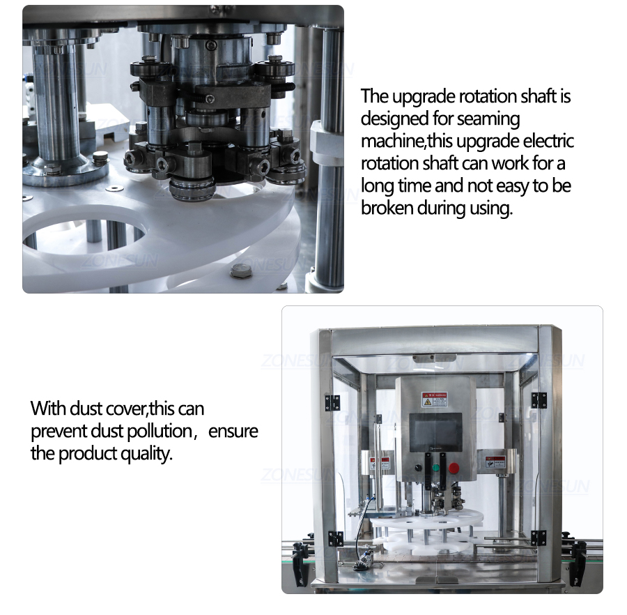 Tin Aluminum Can Sealing Machines-ZONESUN TECHNOLOGY LIMITED