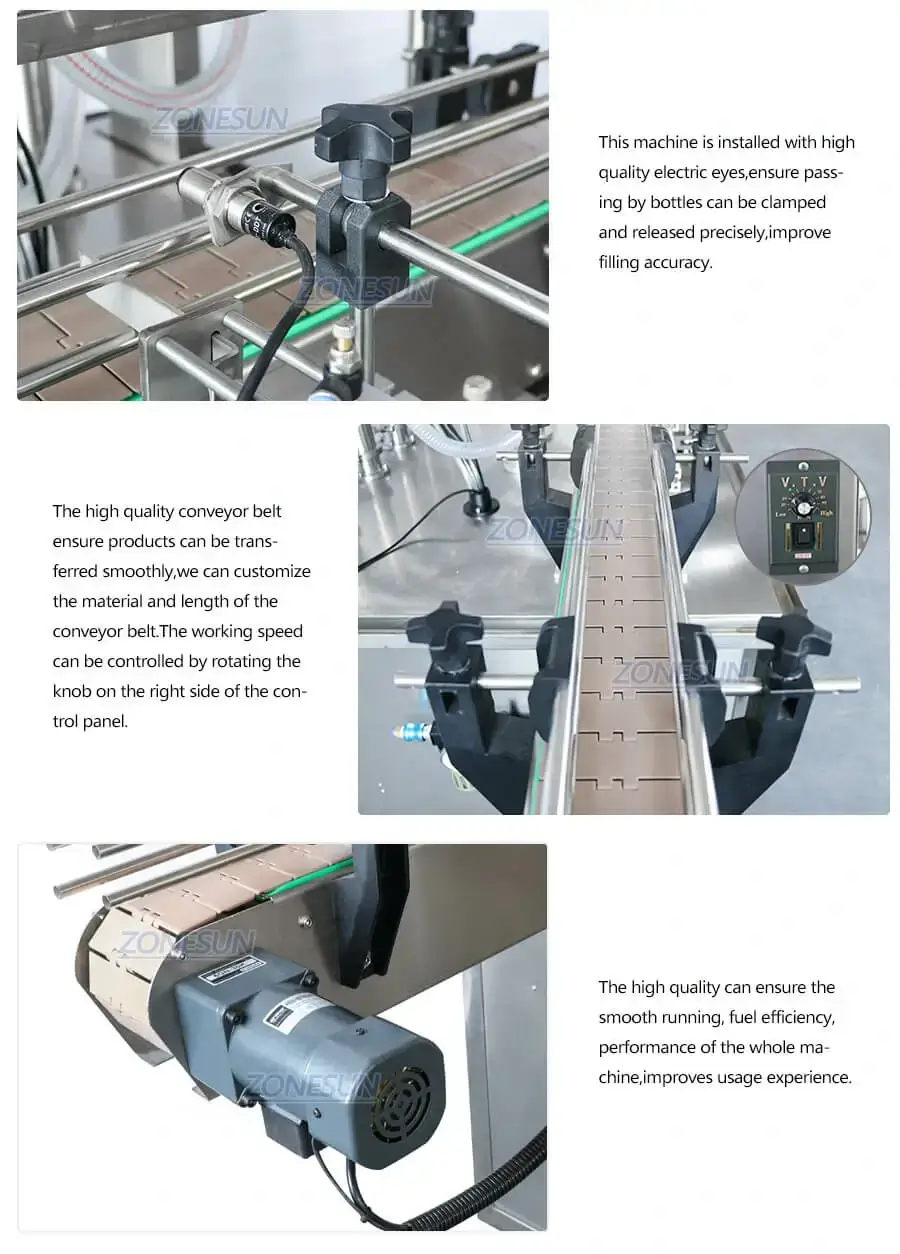 ZONESUN ZS-YT6T-6P Automatic Pneumatic Paste Filling Machine-ZONESUN TECHNOLOGY LIMITED