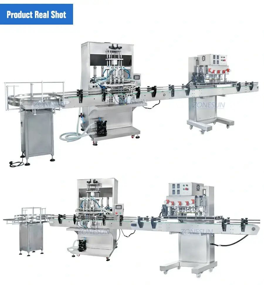 Automatic High-speed Servo Filling And Capping Machine-ZONESUN TECHNOLOGY LIMITED