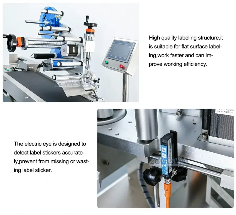 ZONESUN ZS-TB832 Automatic Flat Surface Labeling Machine with Paging Machine-ZONESUN TECHNOLOGY LIMITED