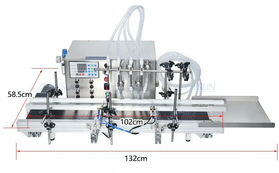 Automatic Filling Capping And Labeling Machine-ZONESUN TECHNOLOGY LIMITED