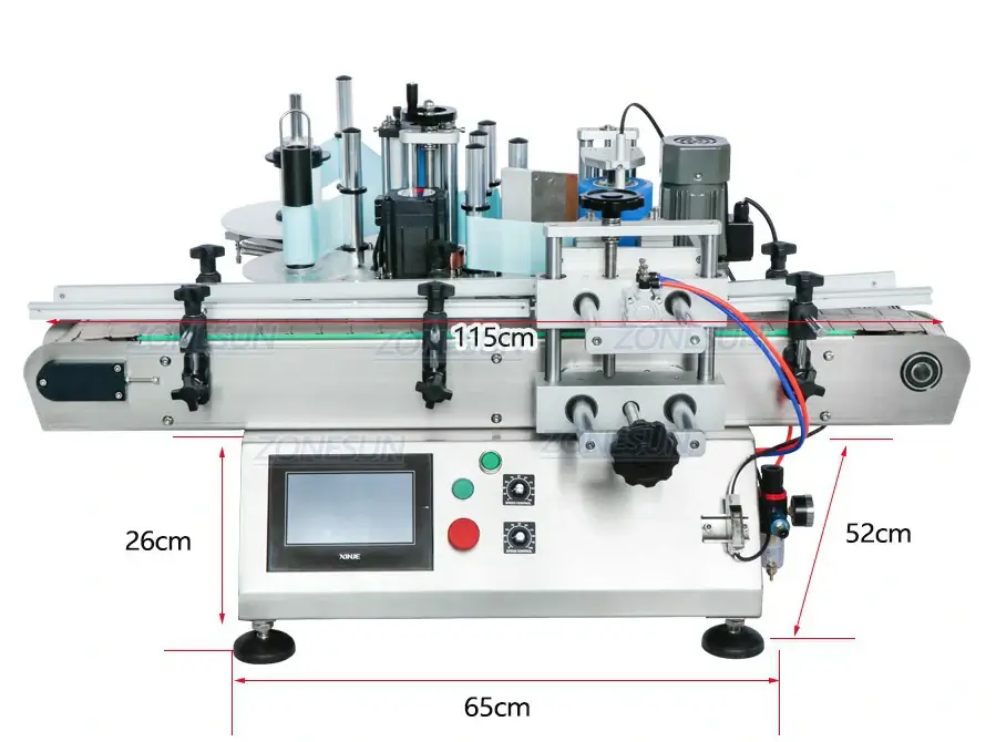 Automatic Filling Capping And Labeling Machine-ZONESUN TECHNOLOGY LIMITED