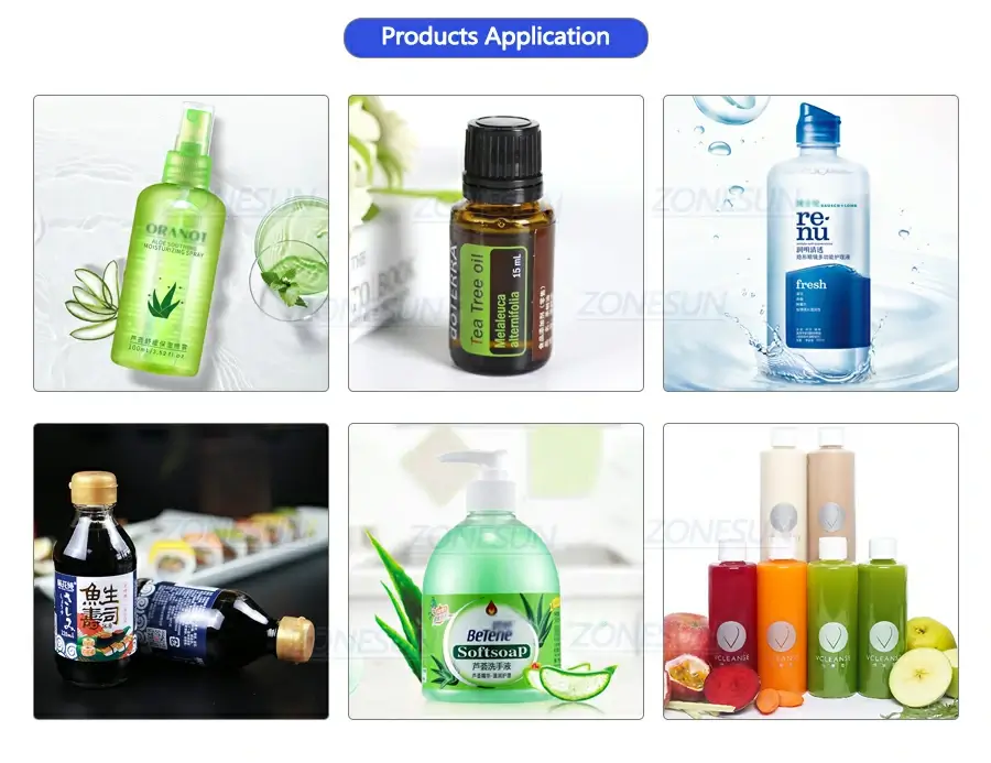 Automatic Filling Capping And Labeling Machine-ZONESUN TECHNOLOGY LIMITED