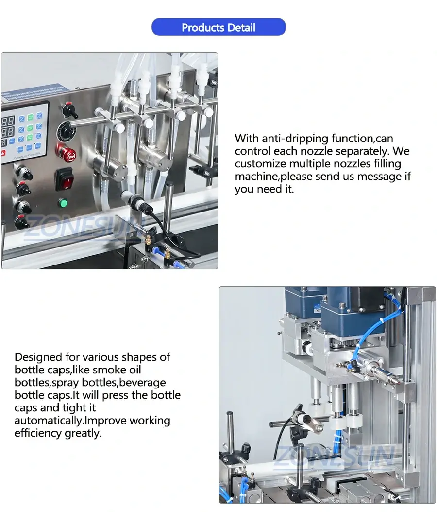 Automatic Filling Capping And Labeling Machine-ZONESUN TECHNOLOGY LIMITED