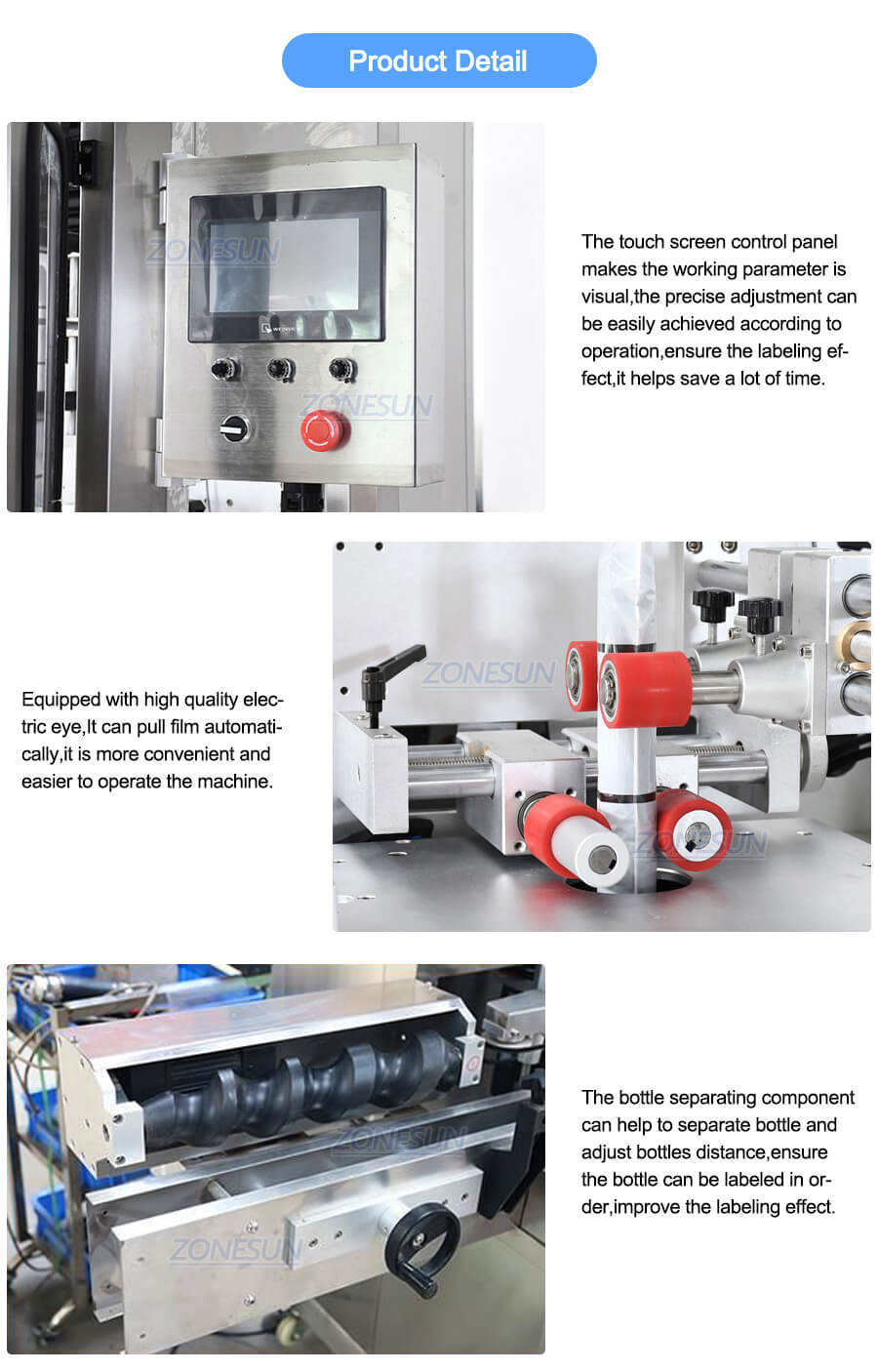 Sleeve Labeling Machine-ZONESUN TECHNOLOGY LIMITED