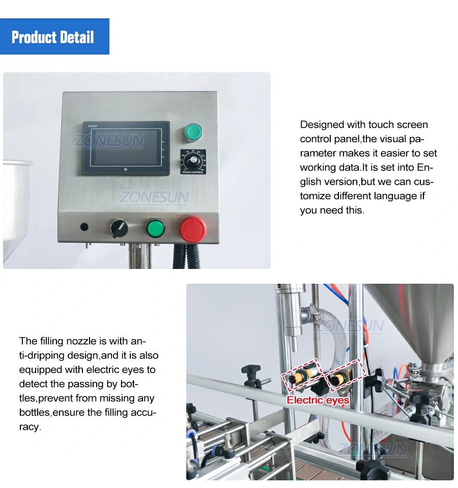 Single-head Paste Filling Machine-ZONESUN TECHNOLOGY LIMITED