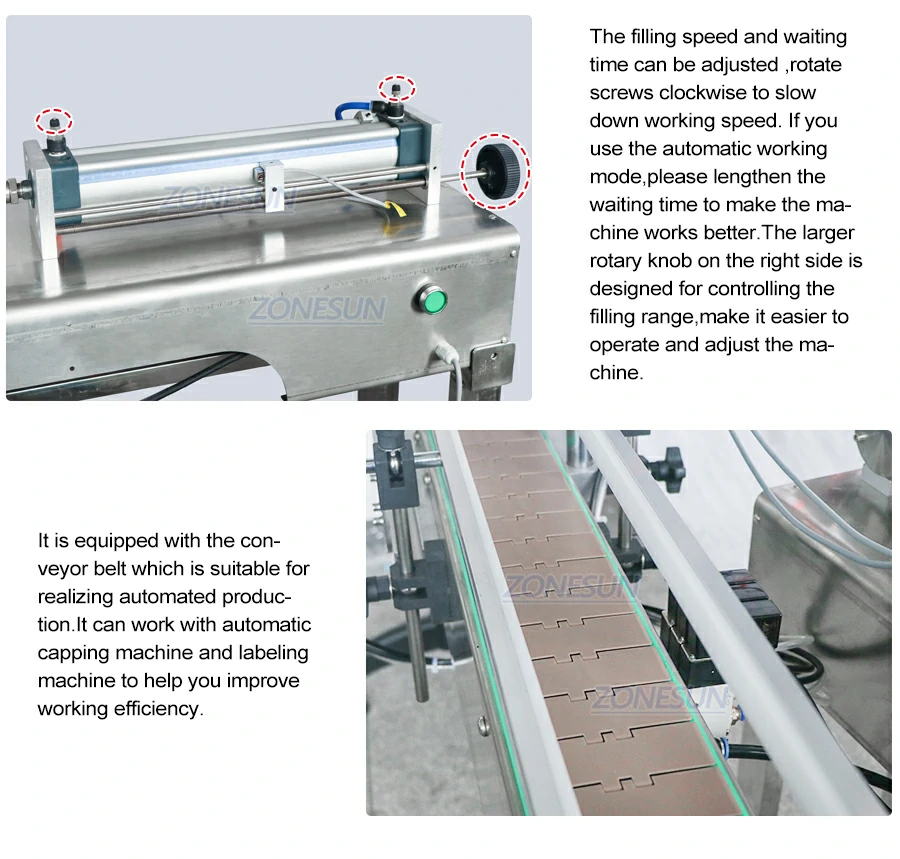 Single-head Paste Filling Machine-ZONESUN TECHNOLOGY LIMITED