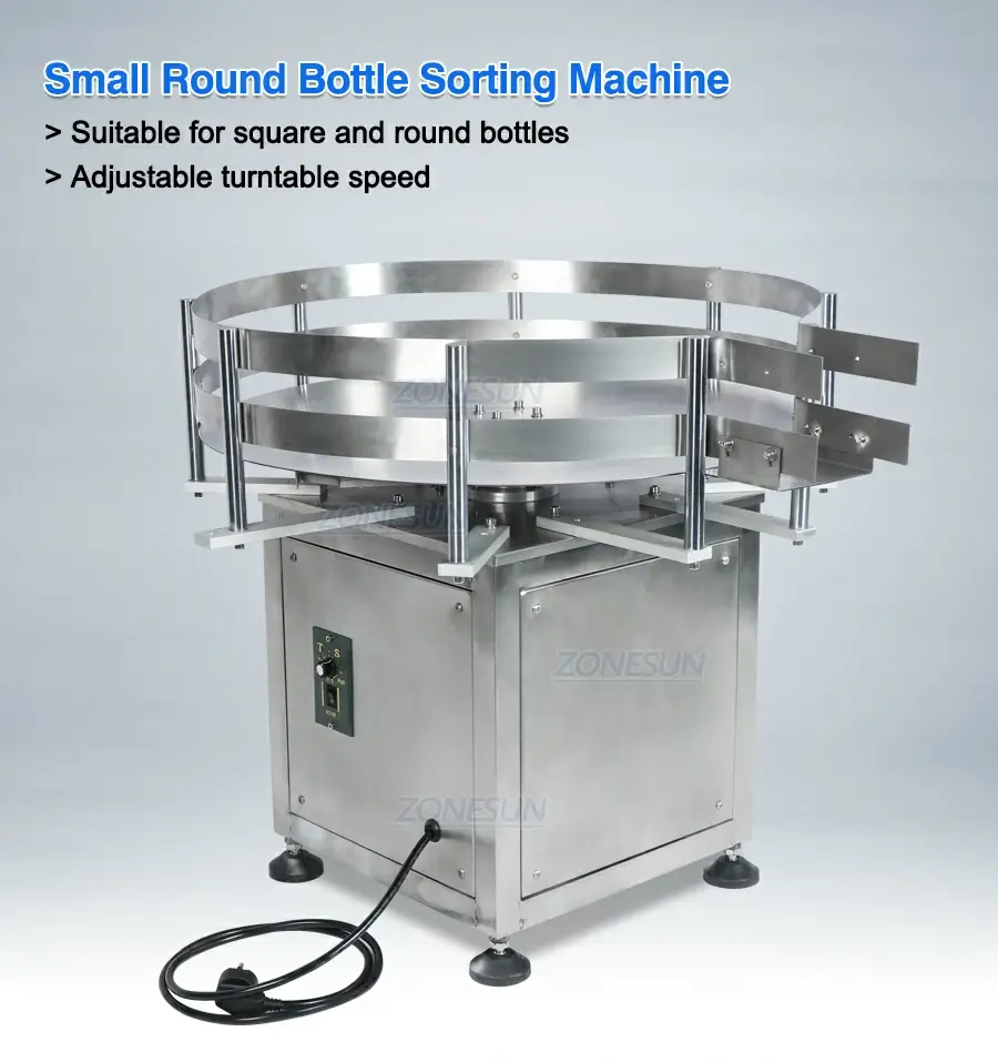 Small Round Bottle Turntable Machine-ZONESUN TECHNOLOGY LIMITED