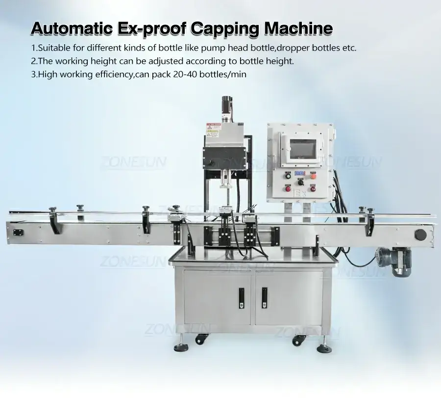 Automatic Explosion-proof Capping Machine-ZONESUN TECHNOLOGY LIMITED