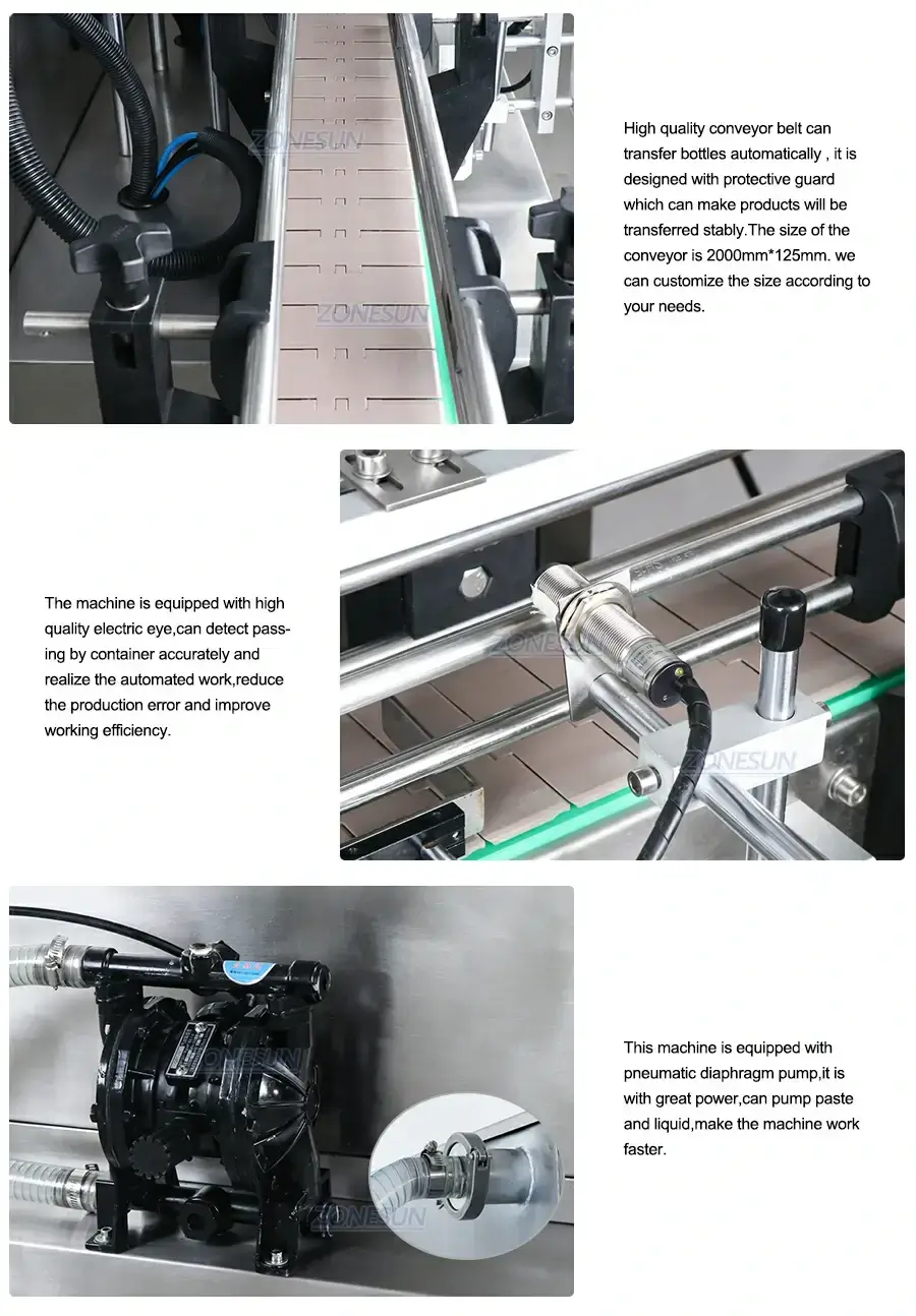 ZONESUN ZS-SV4GB Automatic Paste Servo Filling Machinery-ZONESUN TECHNOLOGY LIMITED