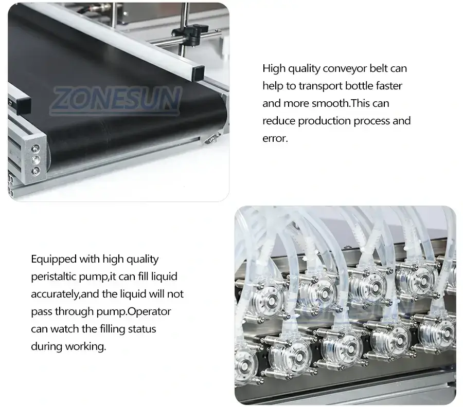 10 Head Vaccine Bottle Filling Machine-ZONESUN TECHNOLOGY LIMITED