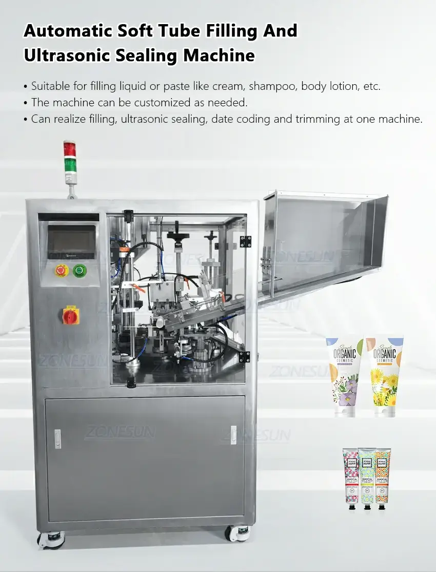 Ointment Tube Filling And Sealing Machine-ZONESUN TECHNOLOGY LIMITED