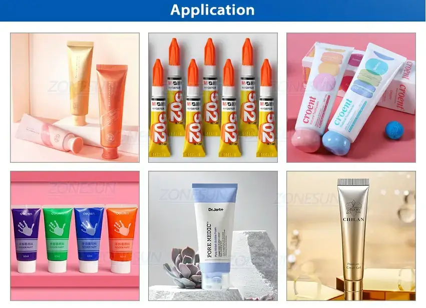 Ointment Tube Filling And Sealing Machine-ZONESUN TECHNOLOGY LIMITED