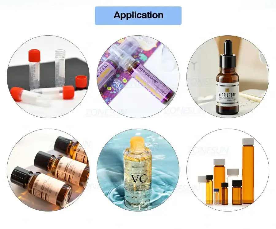 Desktop Filling And Capping Machine-ZONESUN TECHNOLOGY LIMITED