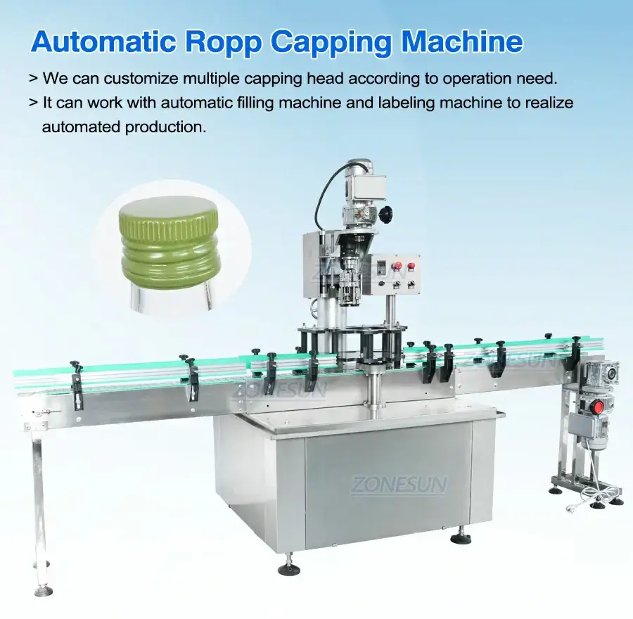 Automatic ROPP Capping Machine-ZONESUN TECHNOLOGY LIMITED