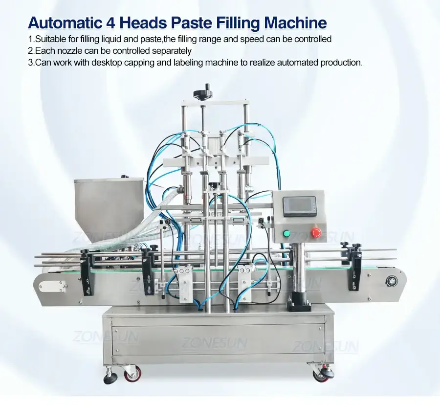 Desktop Paste Filling Machine-ZONESUN TECHNOLOGY LIMITED