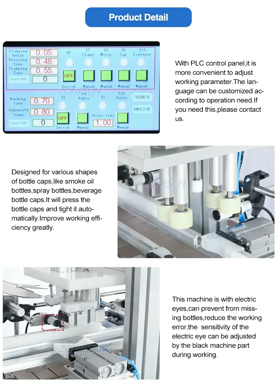 Desktop Capping Machine-ZONESUN TECHNOLOGY LIMITED