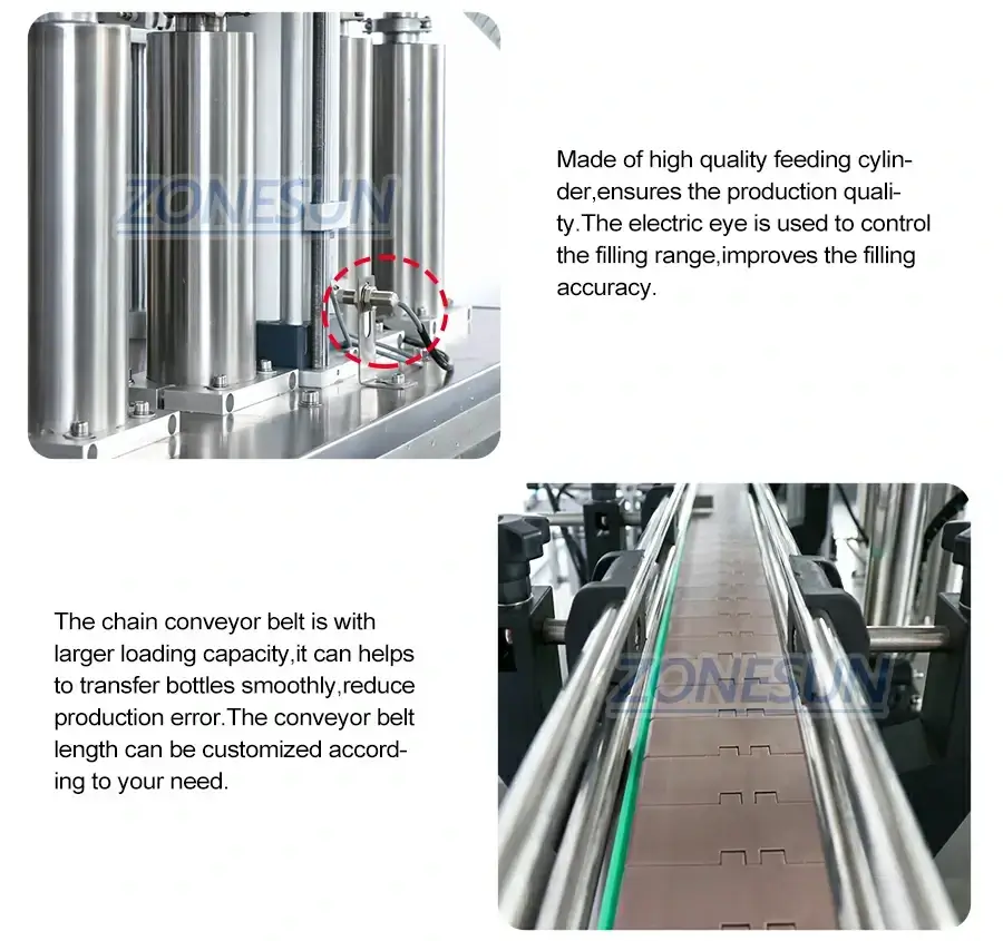 4 Heads Liquid Filling Machine-ZONESUN TECHNOLOGY LIMITED